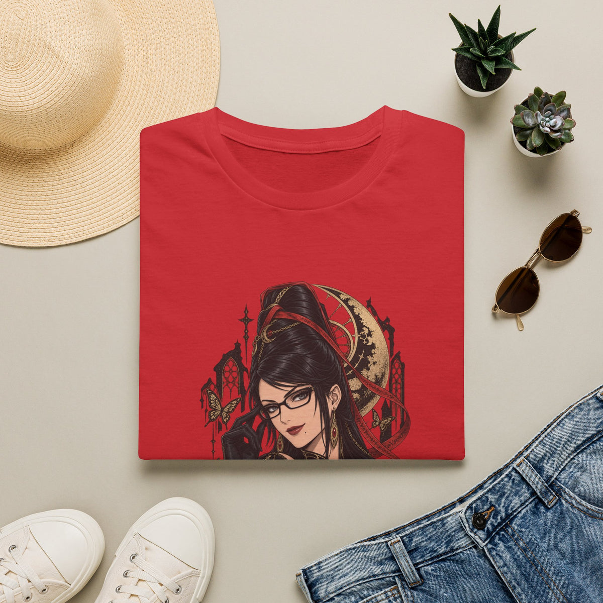Bayonetta | Sexy Pin Up Gothic Anime Sorceress T-Shirt