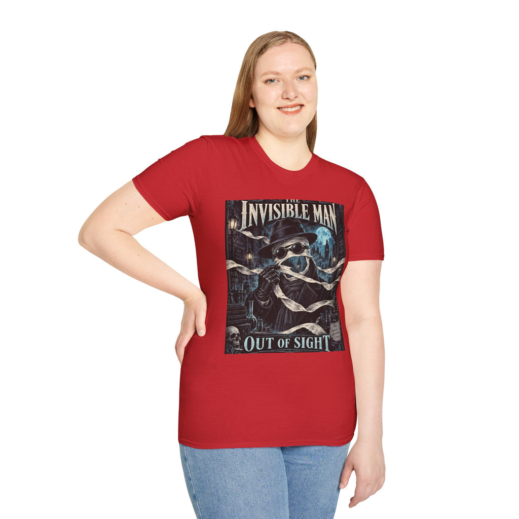 Invisible Man Graphic T-Shirt — Vintage Horror Novel Design