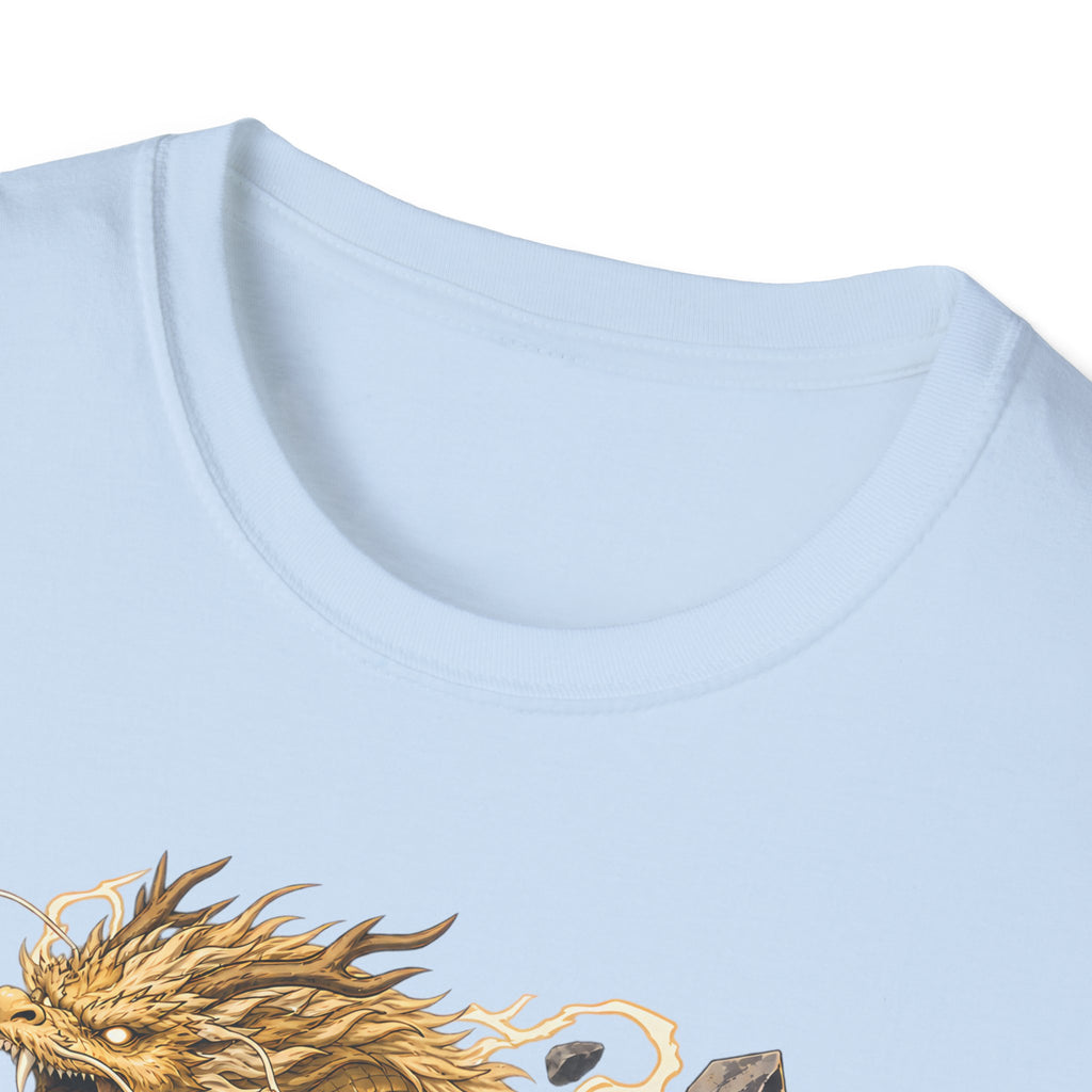 Golden Dragon | Ninja Dragon Kick | Martial Arts Warrior T Shirt