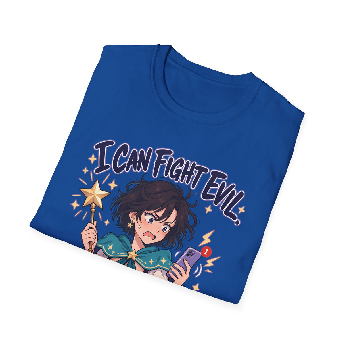 Working Witch | I Can Fight Evil, Please Just Email | Cute Anime T Shirt