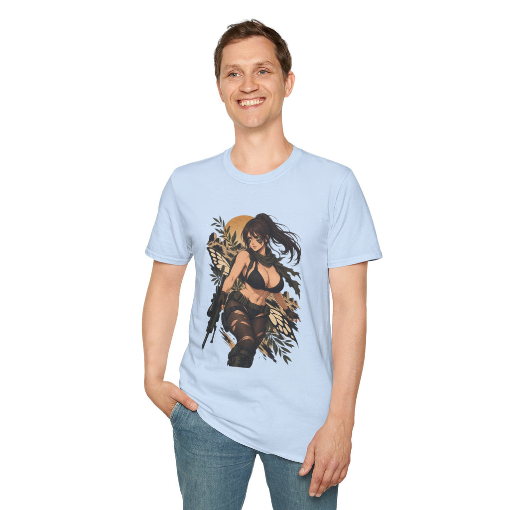 Quiet | Sexy Metal Gear Pin Up Girl | Anime Style Sniper Girl T-Shirt