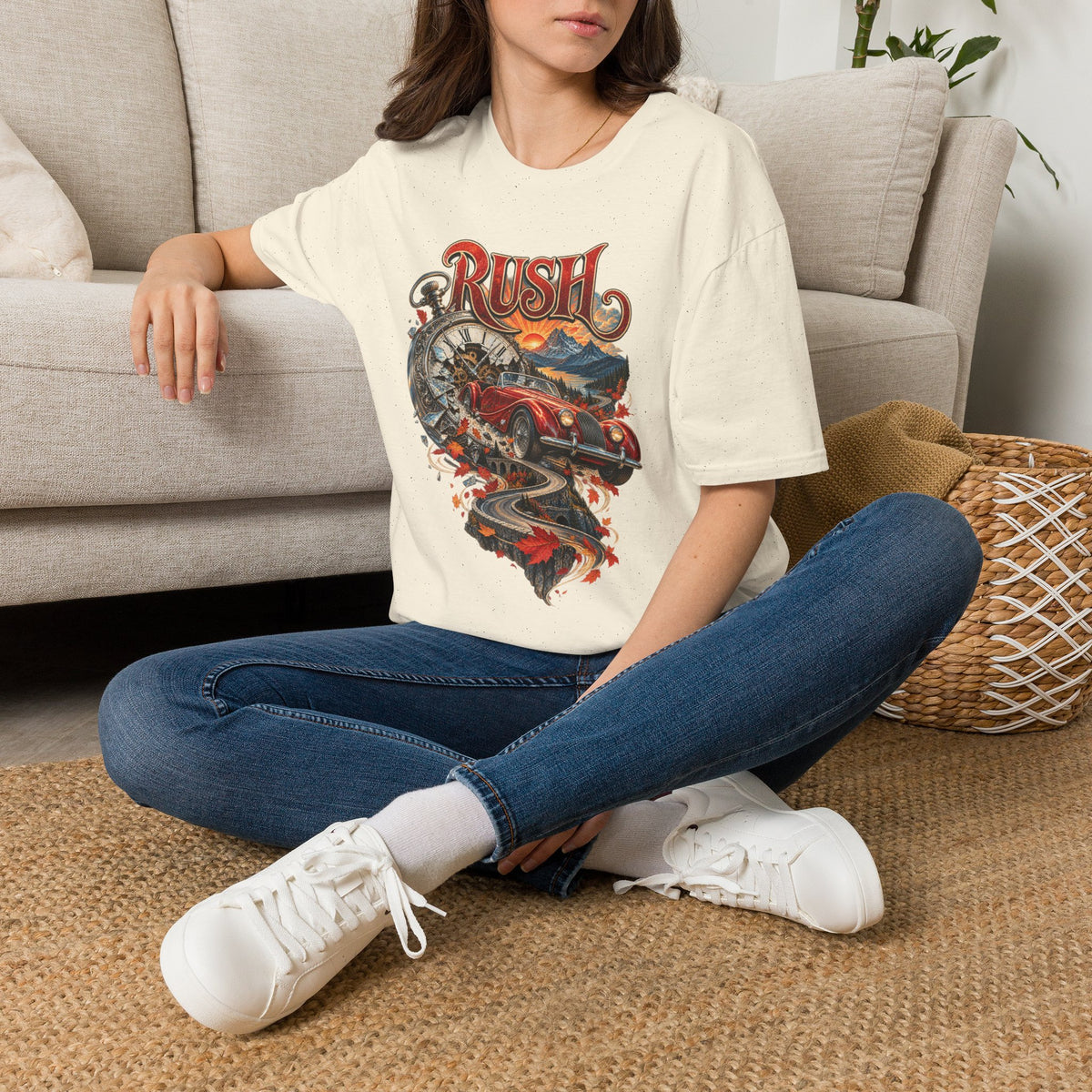 Rush | Prog Band | Red Barchetta | Graphic T-Shirt
