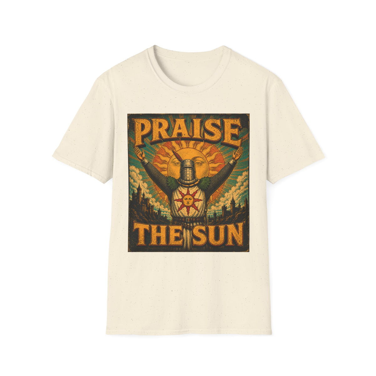 Praise the Sun T-Shirt — Dark Souls-Inspired Gaming Tee