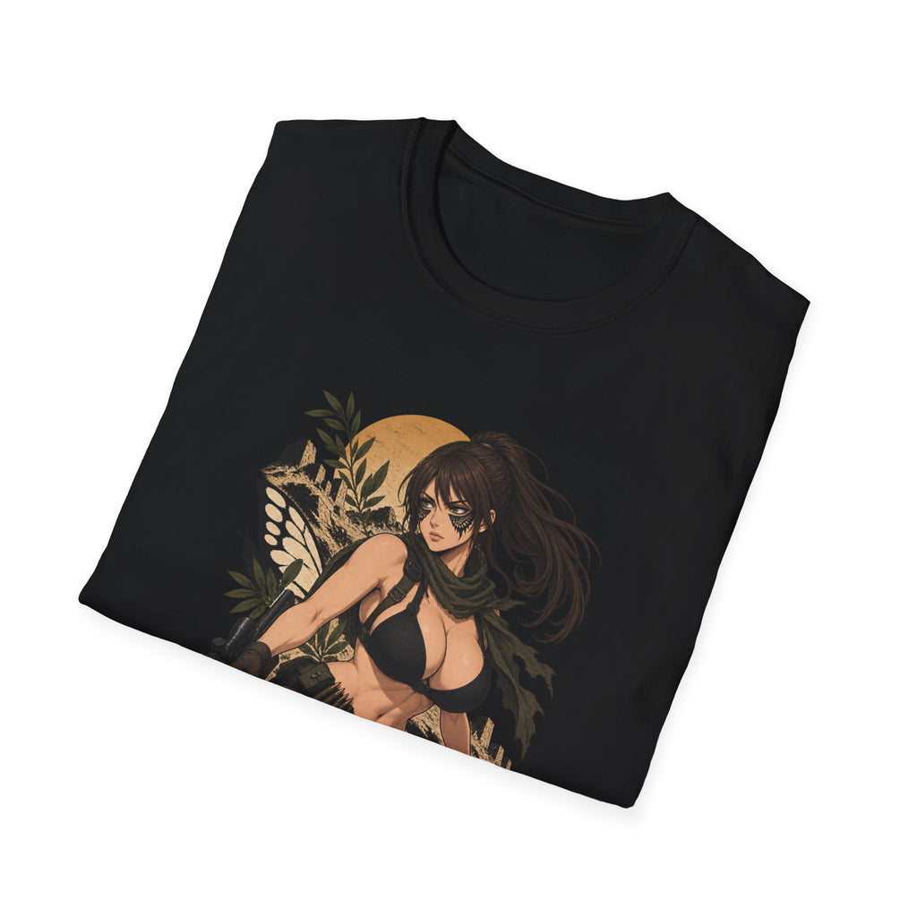 Quiet | Sexy Metal Gear Pin Up Girl | Anime Style Sniper Girl T-Shirt
