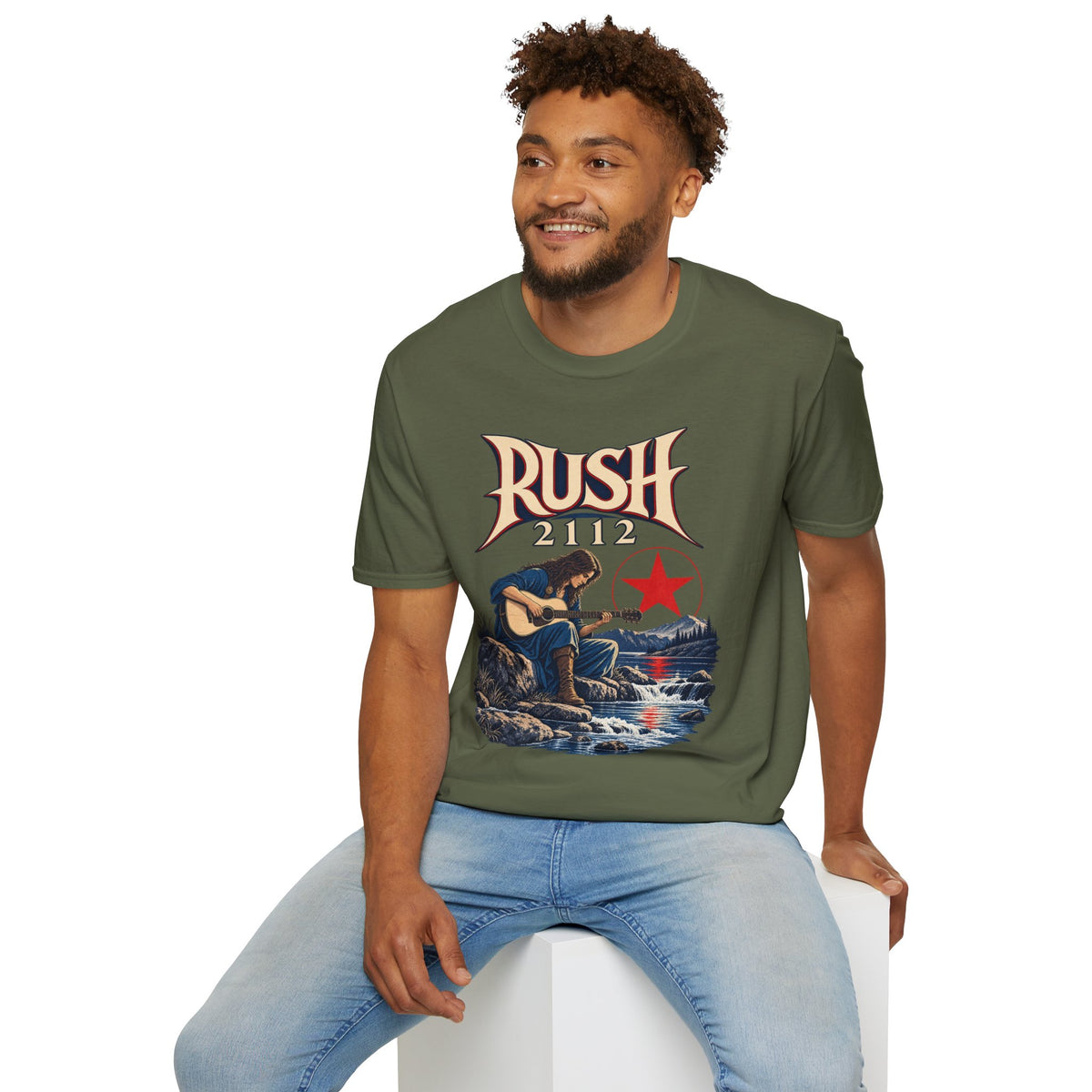 Rush | 2112 | Acoustic Guitar | Prog Band T-Shirt