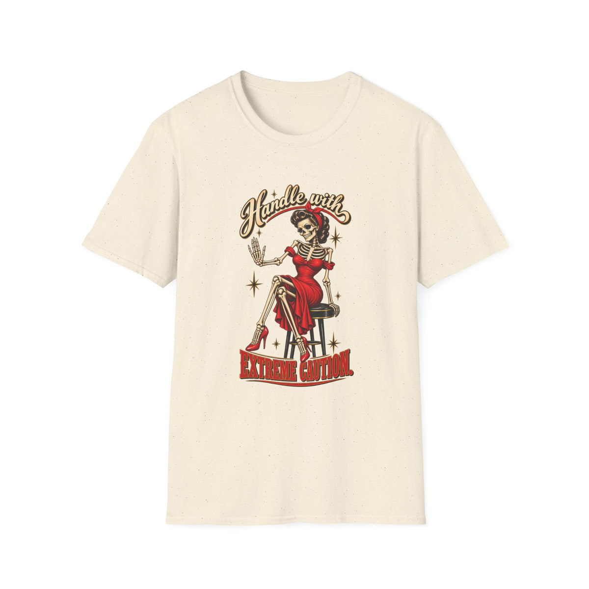 Pinup Skeleton | Handle With Care Tee