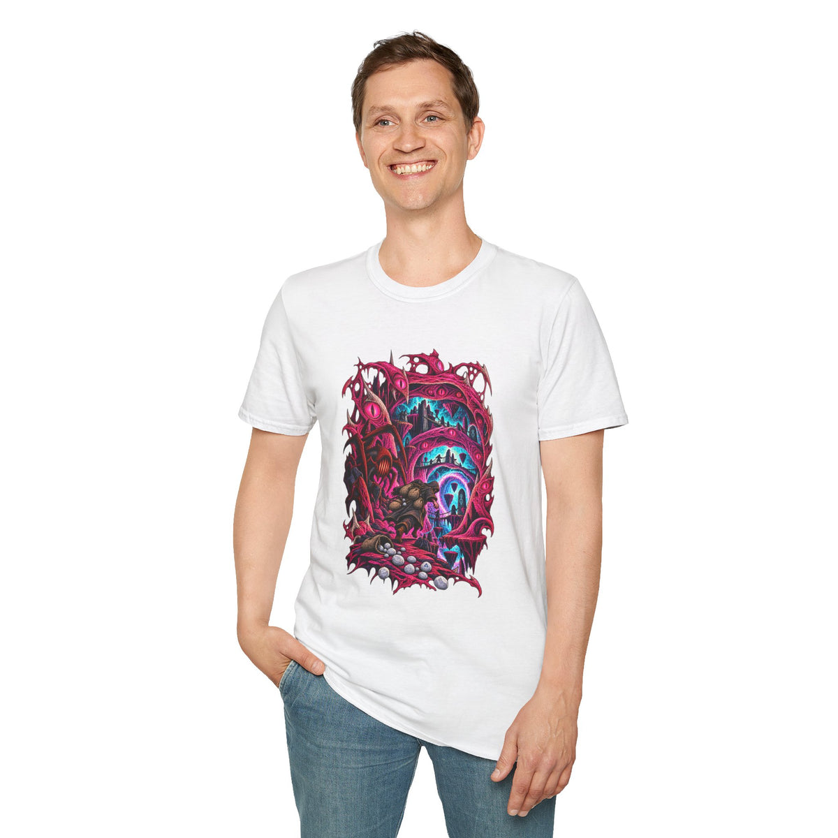 Abyssal Runecrafting | OSRS | Runescape | Psychedelic Portal Graphic T-Shirt