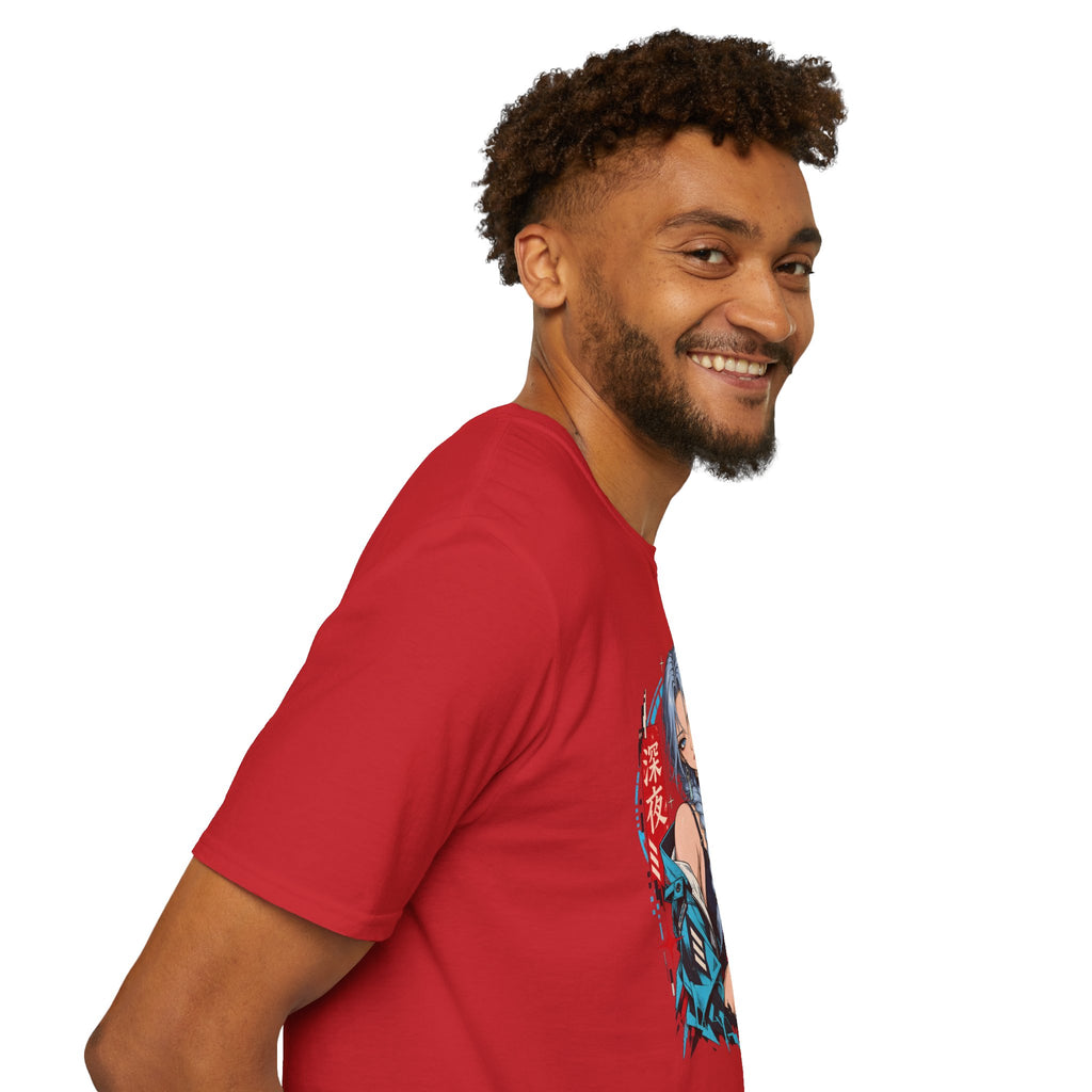 Ice | Sexy Anime Cyber Pin Up Girl Graphic T-Shirt