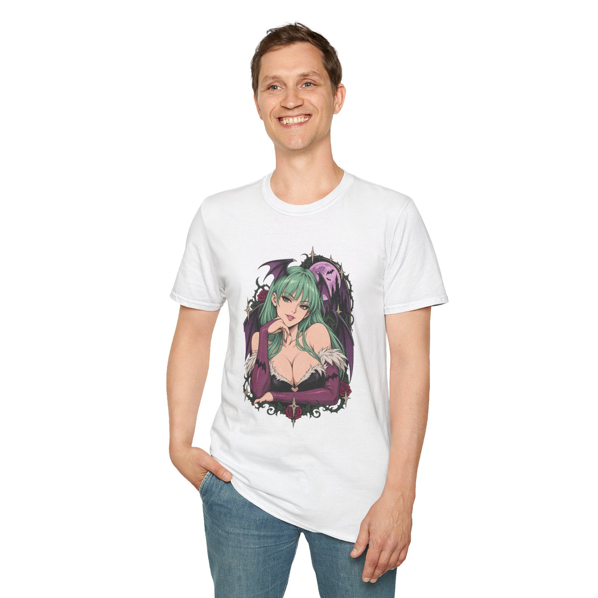 Morrigan | Sexy Pin Up Girl | Succubus Anime T-Shirt