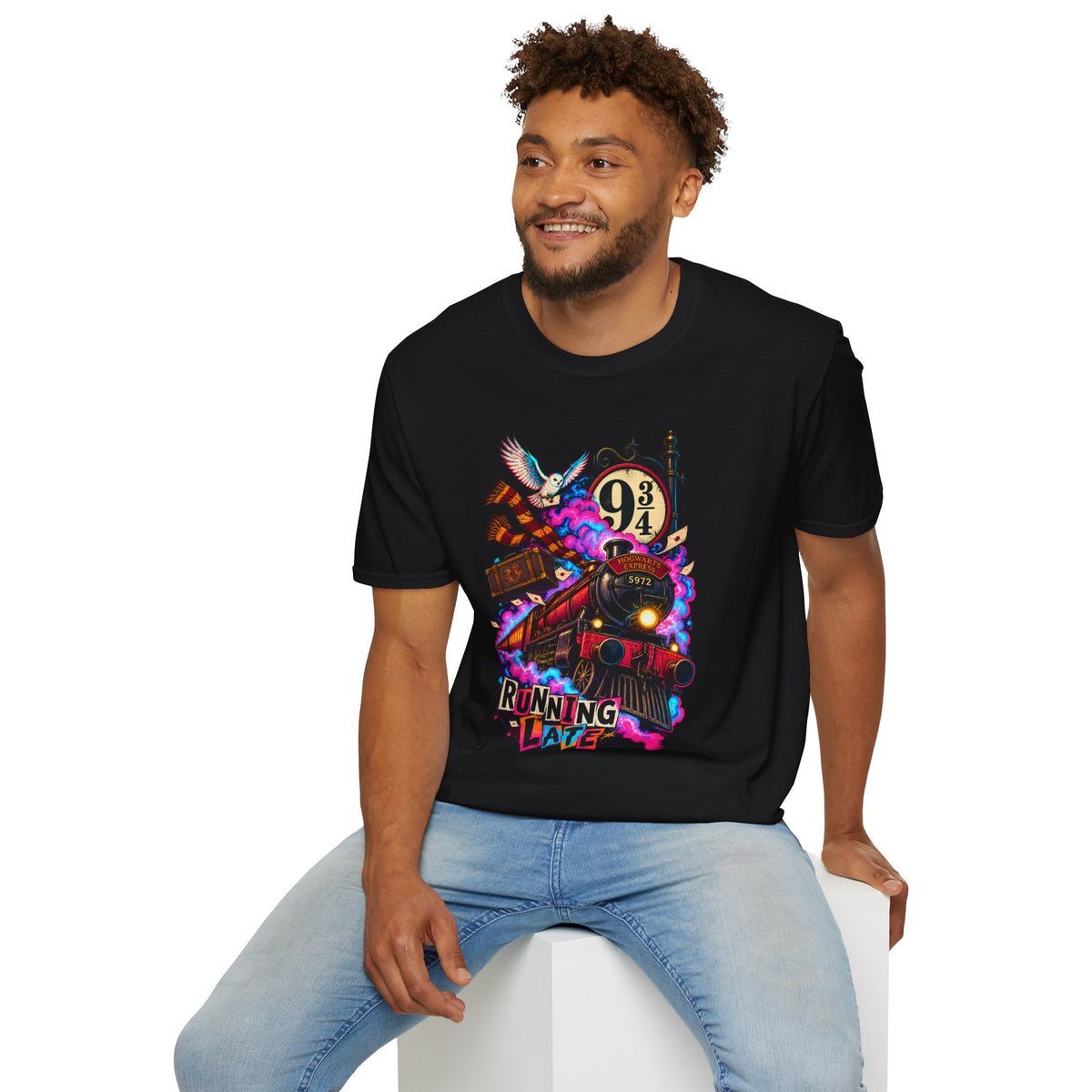 Running Late | Platform 9 and 3/4 | Harry Potter Graphic T-Shirt