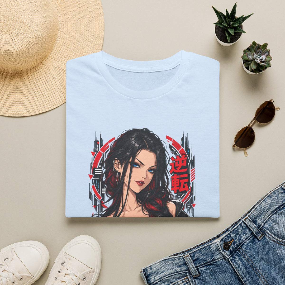Ruby | Sexy Anime Pin Up Girl Graphic T-Shirt