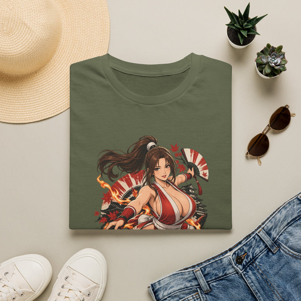 Mai Shiranui | Fatal Fury | Anime Style Pin up Girl Warrior T-Shirt