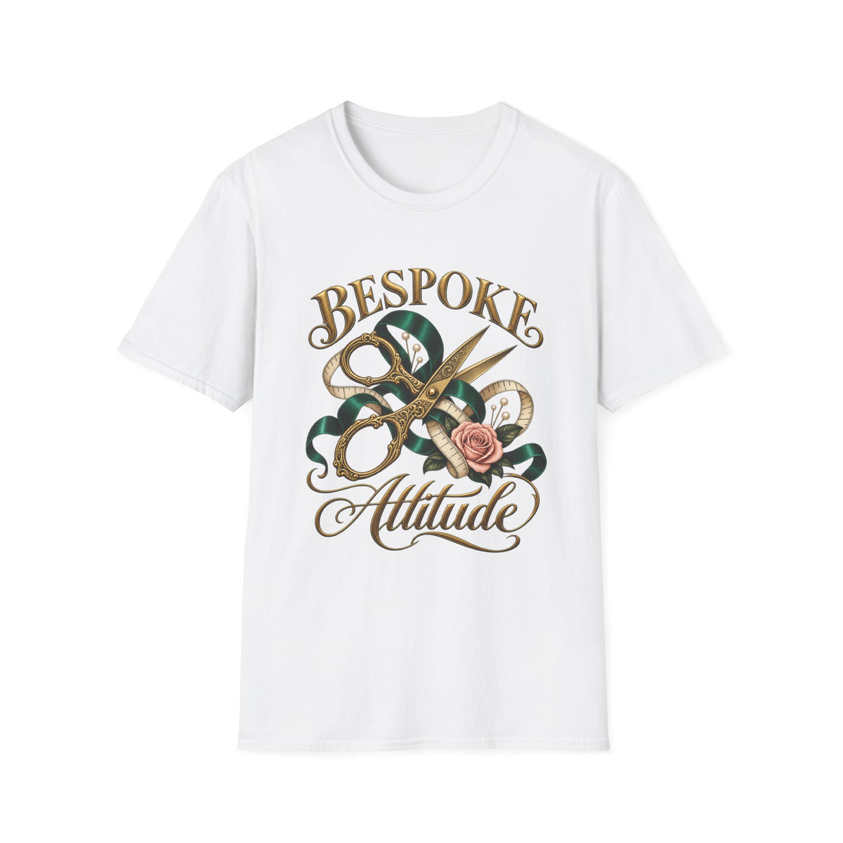 Bespoke Attitude | Vintage Scissors & Rose Tailor Tee