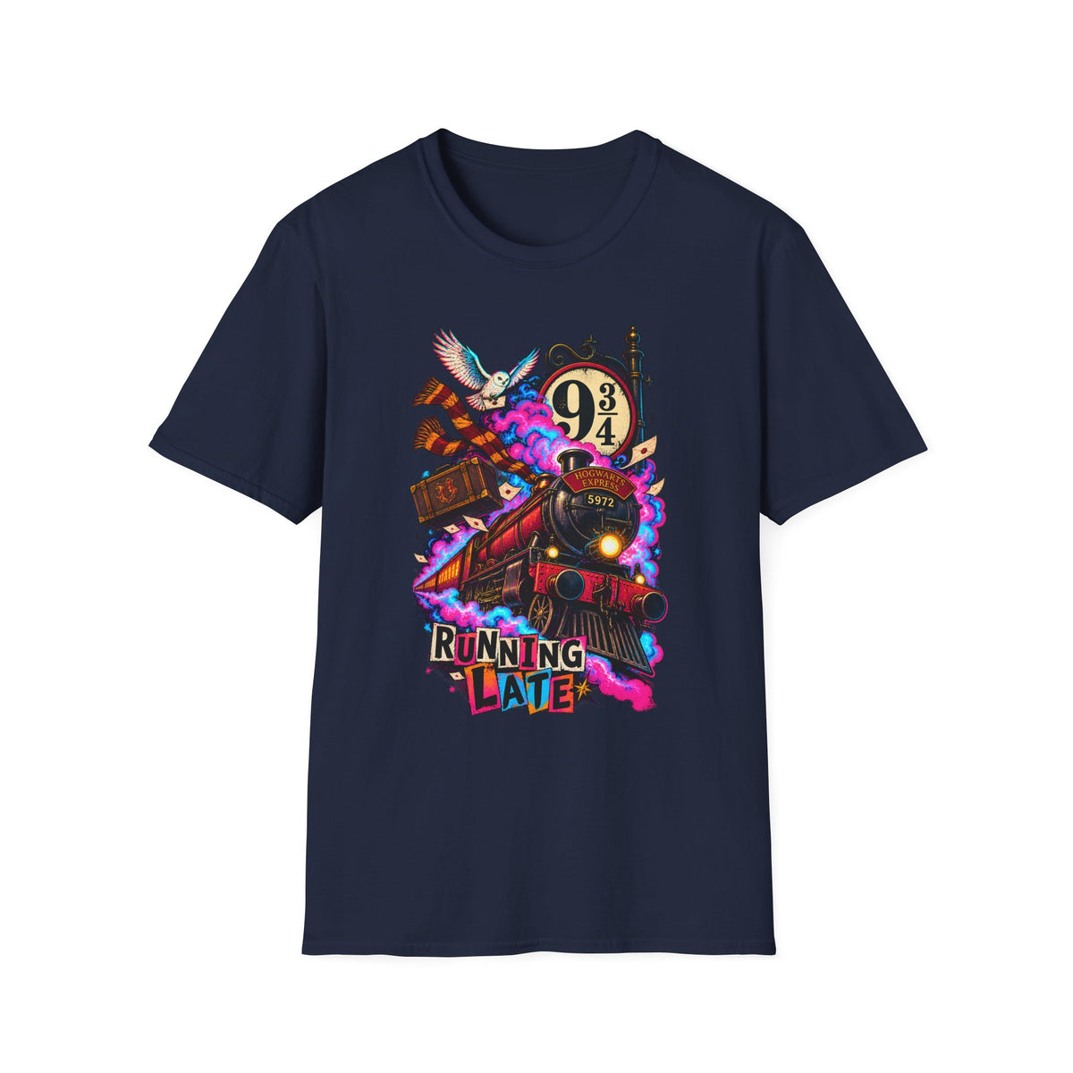 Running Late | Platform 9 and 3/4 | Harry Potter Graphic T-Shirt