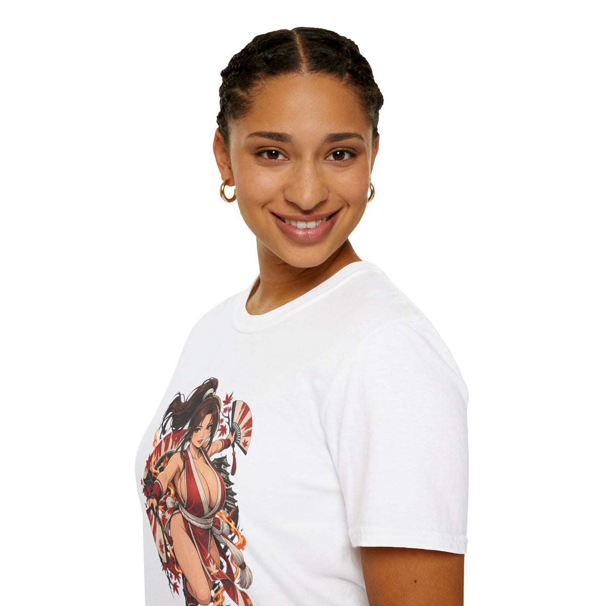 Mai Shiranui | Fatal Fury | Anime Style Pin up Girl Warrior T-Shirt