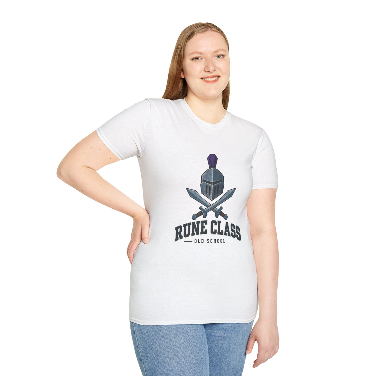 "Rune Class" OSRS / Runescape Inspired T-Shirt – Medieval Knight Helmet