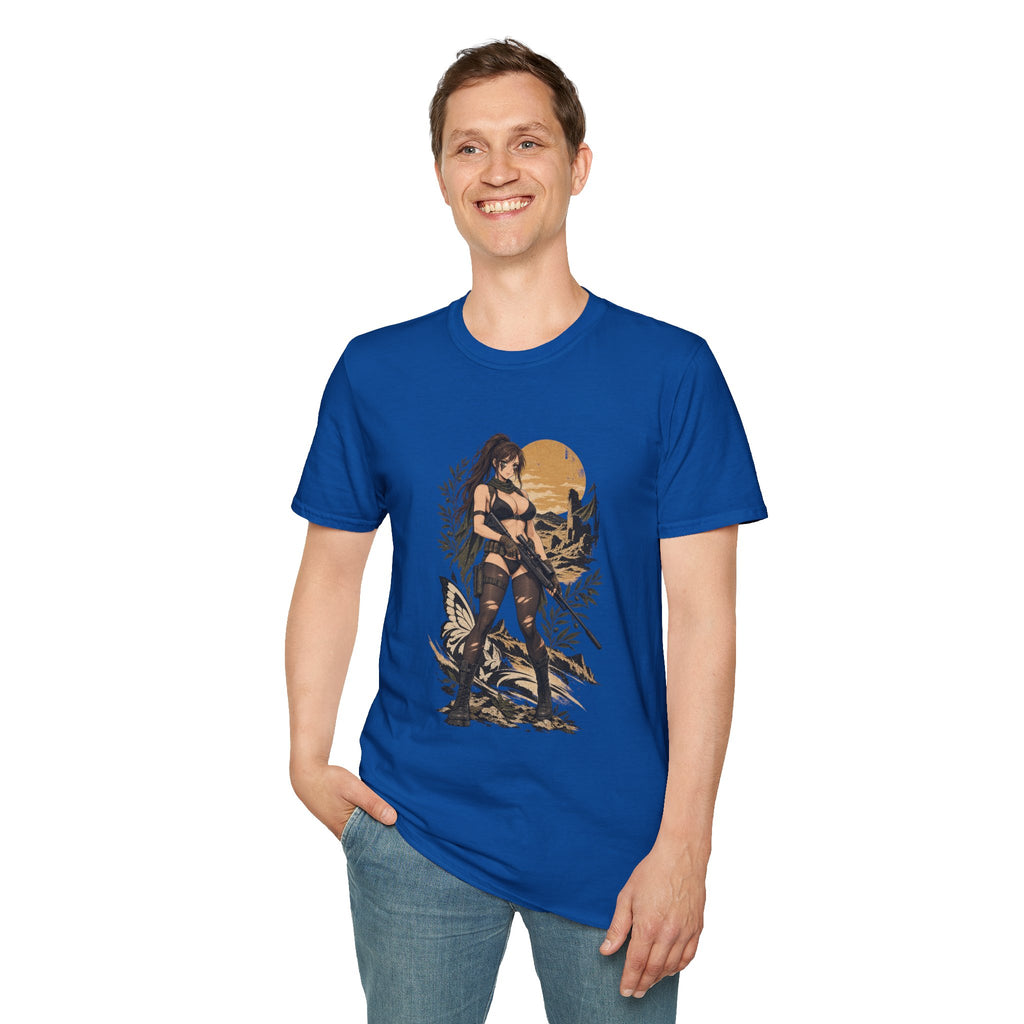 Quiet | Metal Gear | Sexy Sniper Pin up Fantasy Warrior Woman T-Shirt