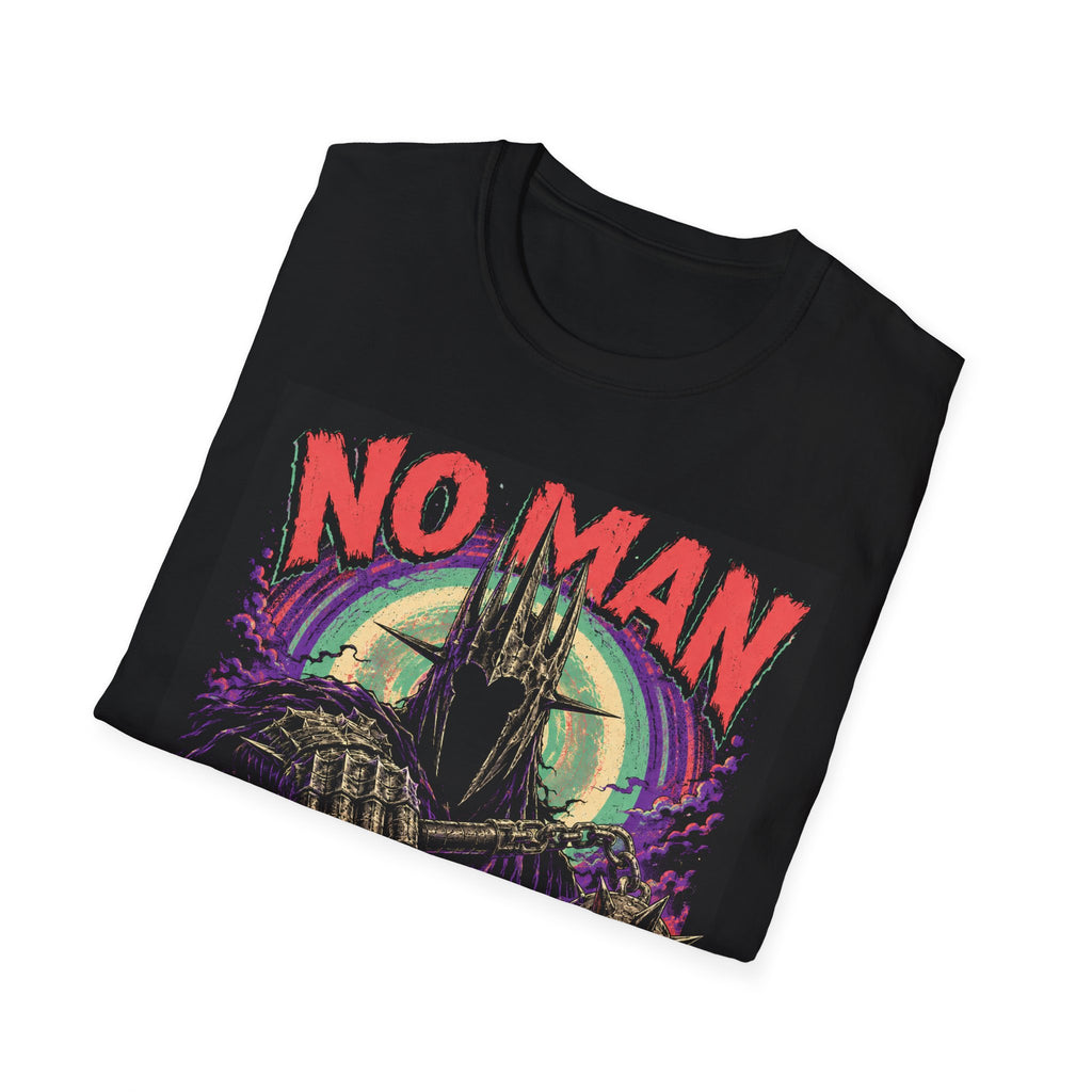 No Man No Problem T-Shirt — Retro Gothic Castle Graphic Tee