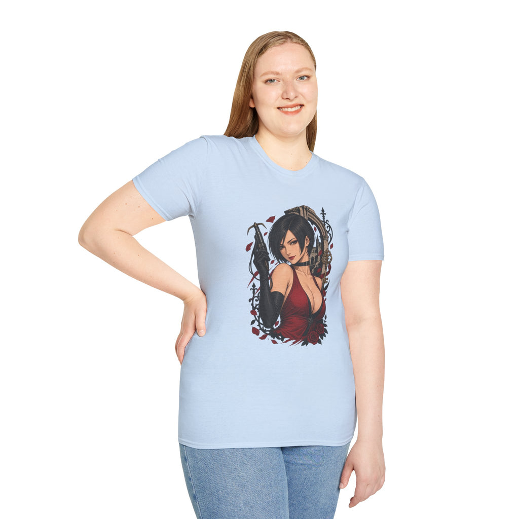 Ada Wong | Residsent Evil Gothic Anime Pin Up Girl T-Shirt