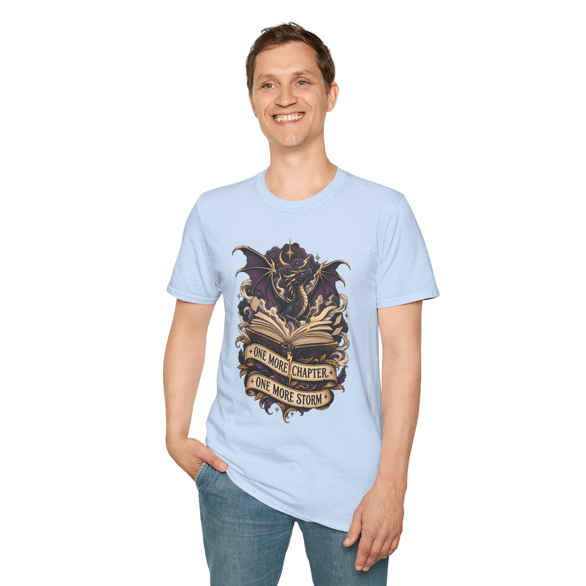 One More Chapter | Onyx Storm Inspired Book Readers Dragon T-Shirt