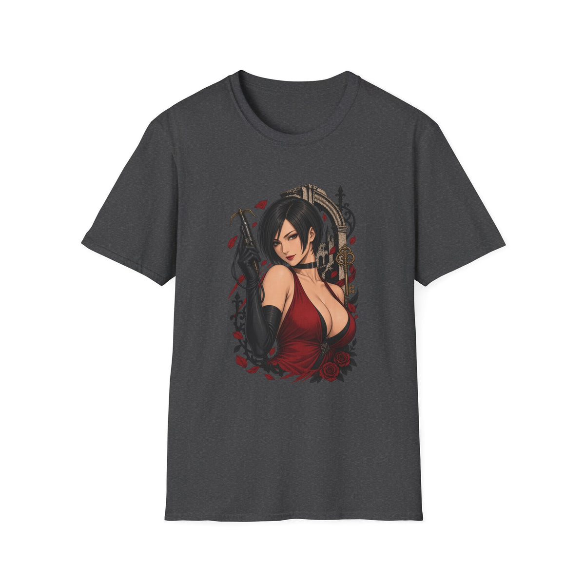 Ada Wong | Residsent Evil Gothic Anime Pin Up Girl T-Shirt