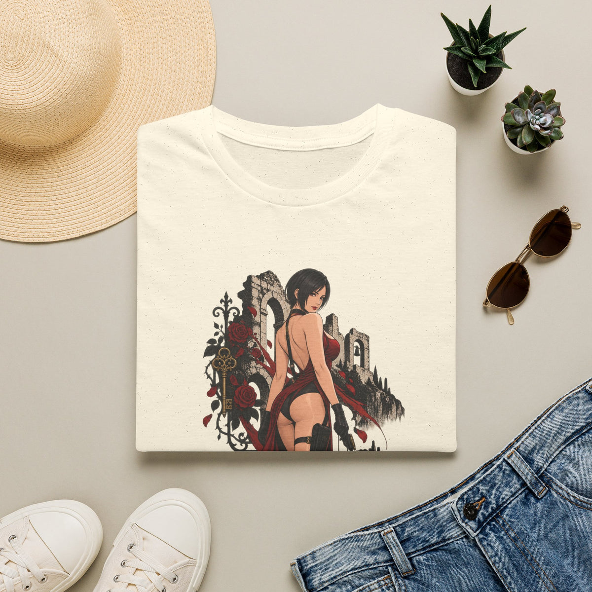 Ada Wong | Resident Evil | Pinup Girl T-Shirt