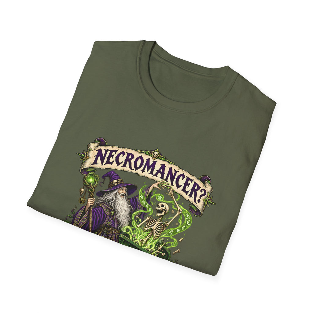 Necromancer? I Prefer People Recycler T-Shirt | Funny Gothic Halloween Tee