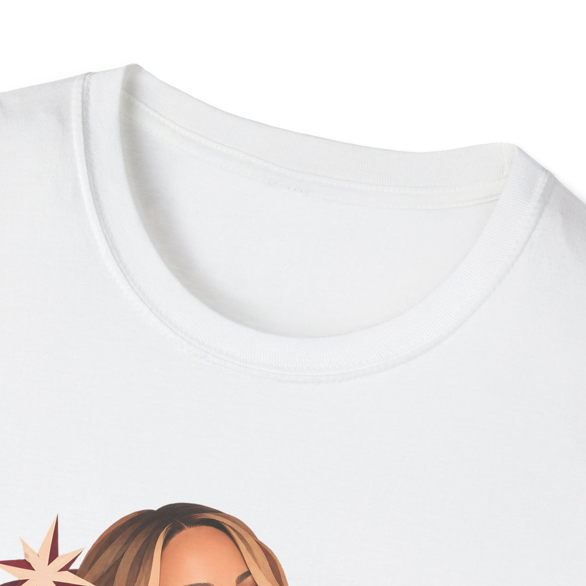 Mariah Carey | Holiday Diva Graphic Tee | Retro Red Star Portrait