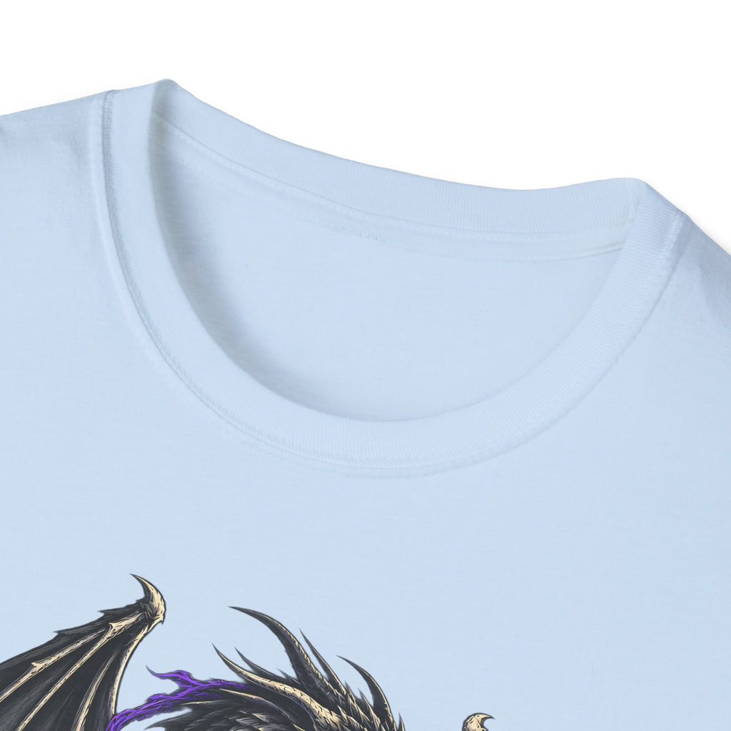 Onyx Storm Dragon T-Shirt | Book Inspired Gothic Lightning Fantasy Tee