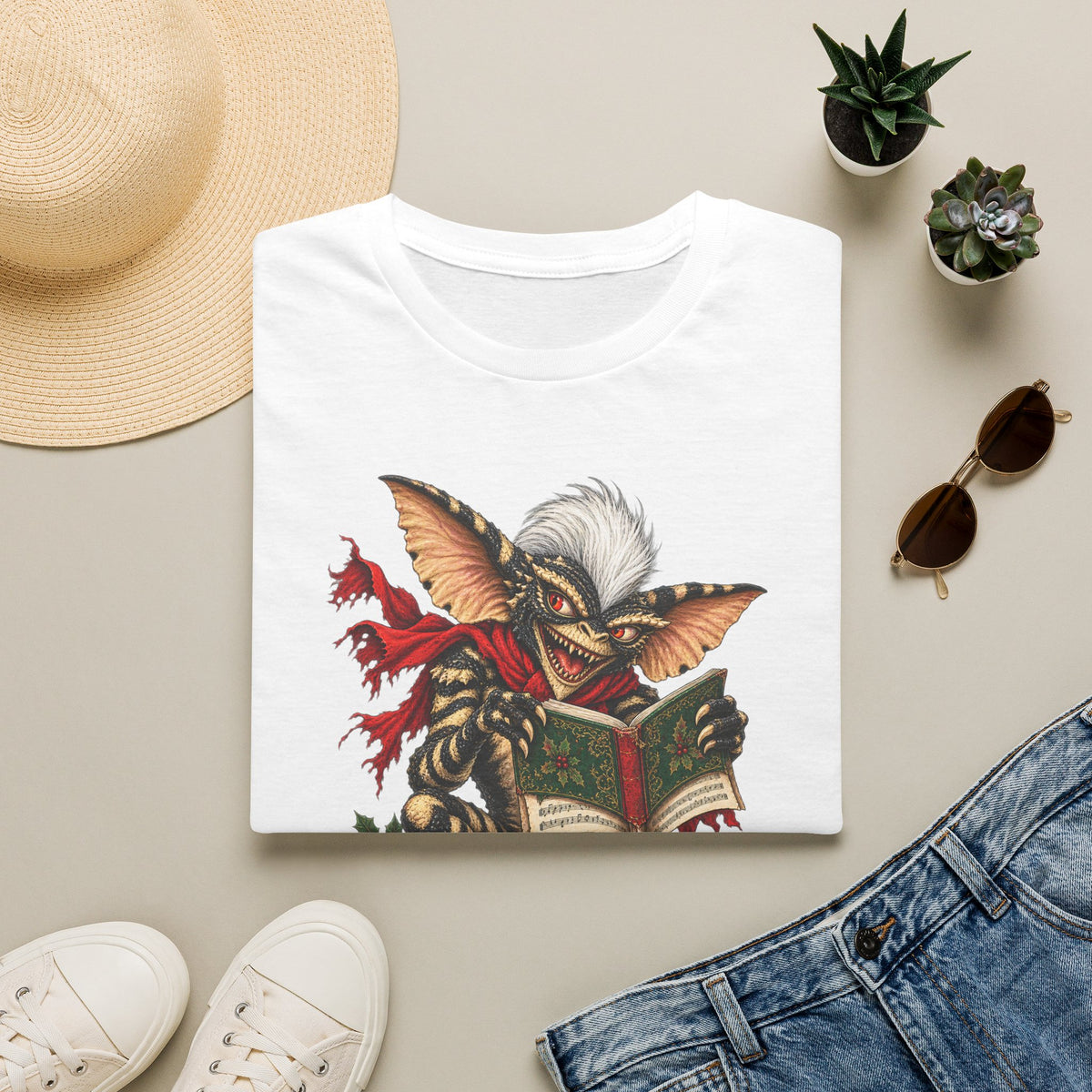 Stripe | Gremlin Caroler Christmas T-Shirt