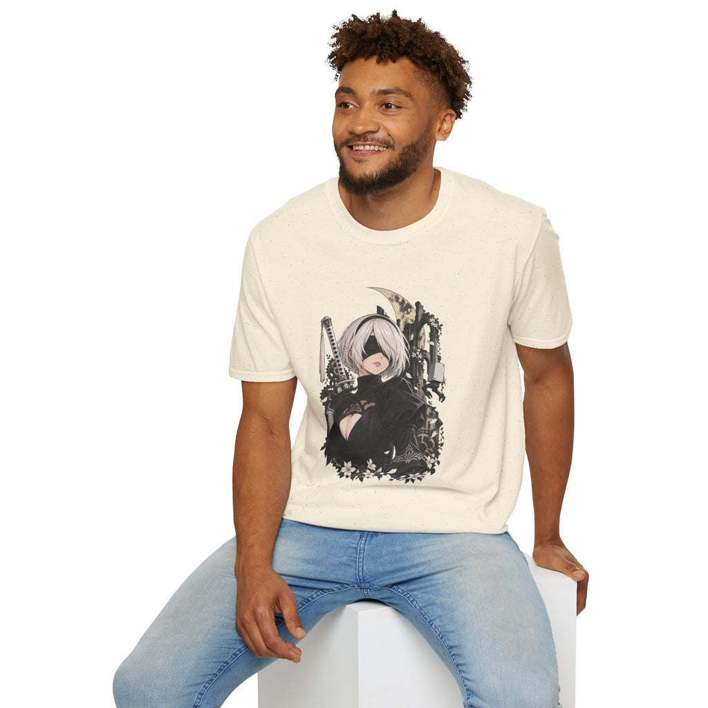2B | Nier Automata | Anime Character Gothic T-Shirt