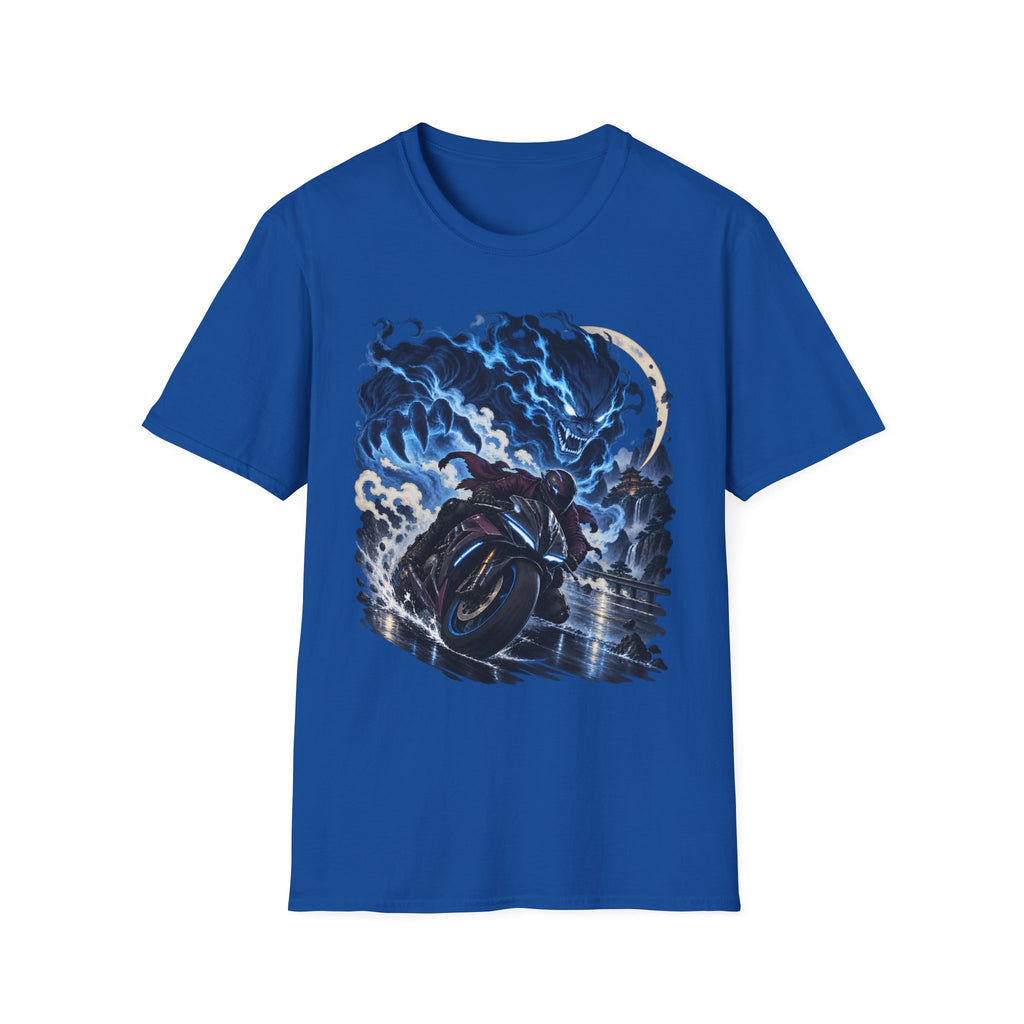 Demon of the Storm | Night Rider | Japanese Urban Motorcycle Tee