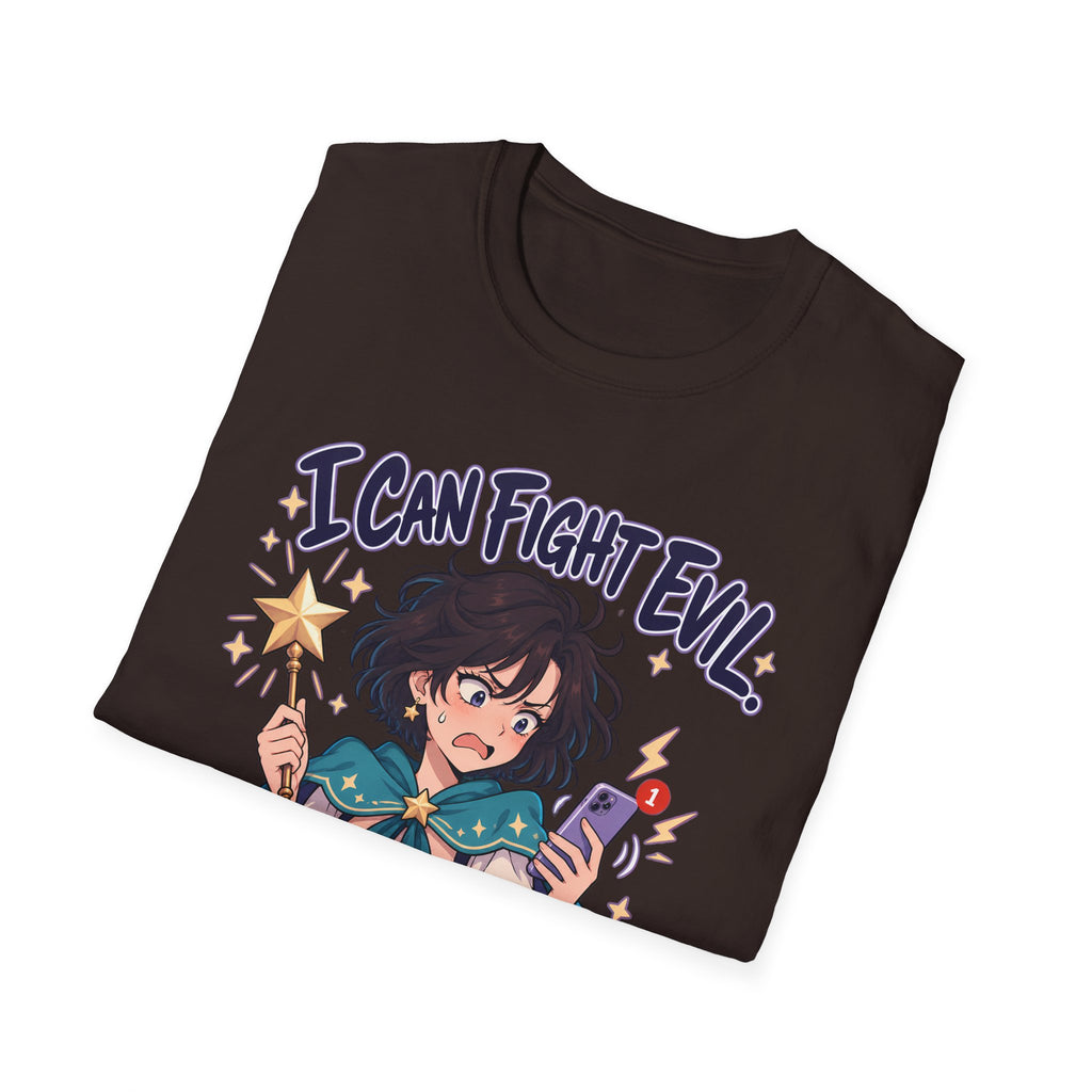 Working Witch | I Can Fight Evil, Please Just Email | Cute Anime T Shirt