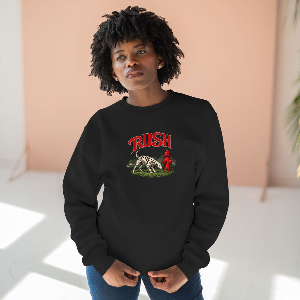 Rush | Signals | Dog & Fire Hydrant Prog Band Crewneck Sweatshirt