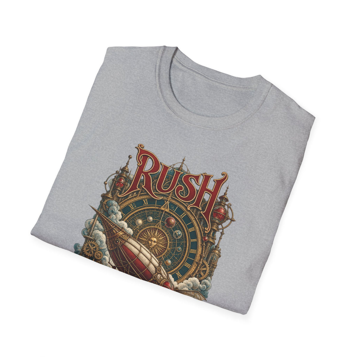 Rush | Clockwork Flight | Prog Band Airship T-Shirt