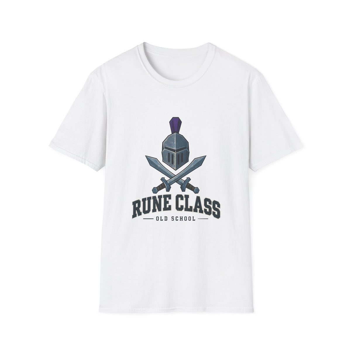 "Rune Class" OSRS / Runescape Inspired T-Shirt – Medieval Knight Helmet
