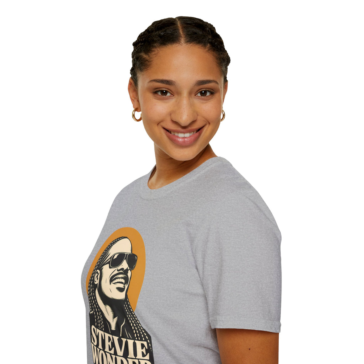 Stevie Wonder Graphic T-Shirt - Retro Soul Music Tee