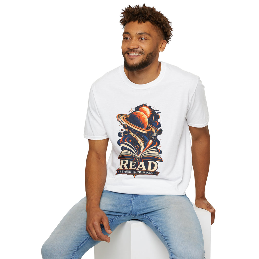 Read Beyond Your World | Book and Space Lovers T-Shirt | Project Hail Mary Inspired