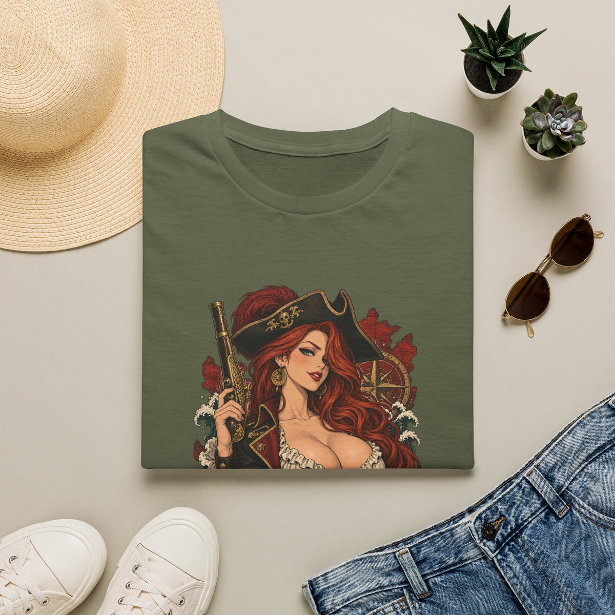 Miss Fortune | League of Legends | Sexy Pirate Pin-Up Tee
