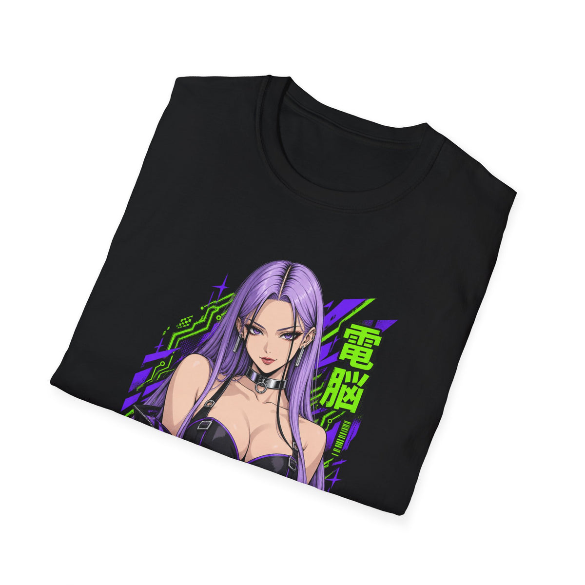 Violet | Anime Cyber Sexy Pin Up Girl T-Shirt