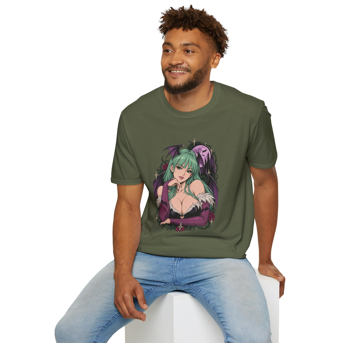 Morrigan | Sexy Pin Up Girl | Succubus Anime T-Shirt