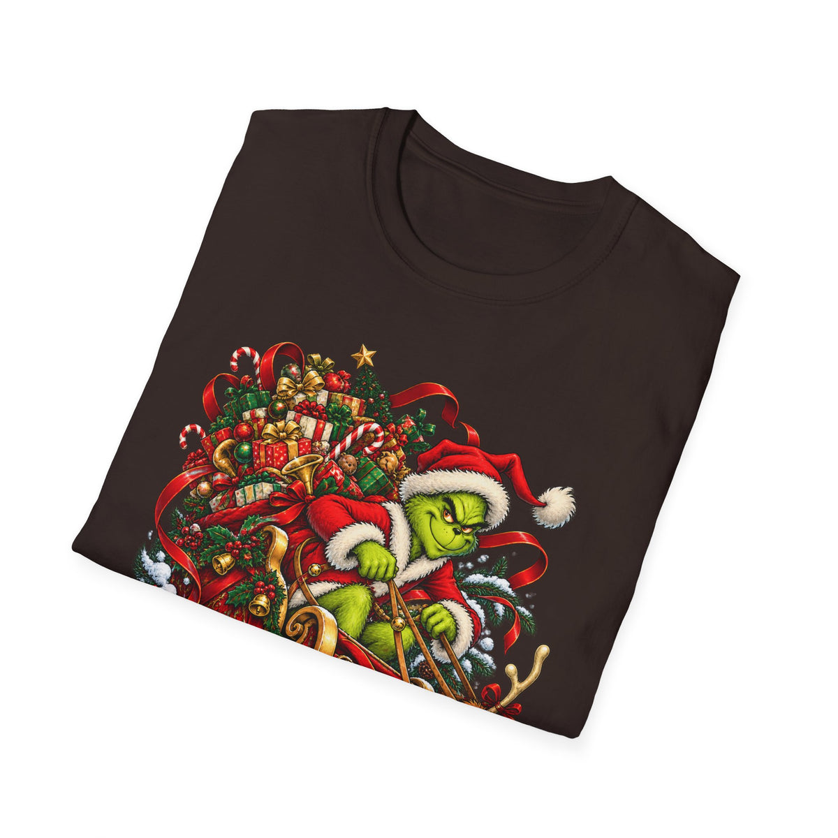 Grinch & Max Sleigh Ride | Funny Christmas T Shirt