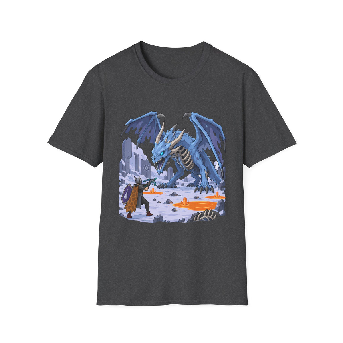 Vorkath Blue Ice Dragon T-Shirt - Fantasy Dragon Graphic Tee