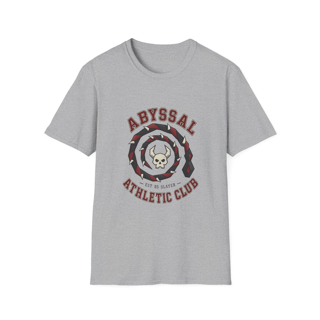 Abyssal Athletic Club T‑Shirt Runescape/OSRS Inspired Abyssal Whip