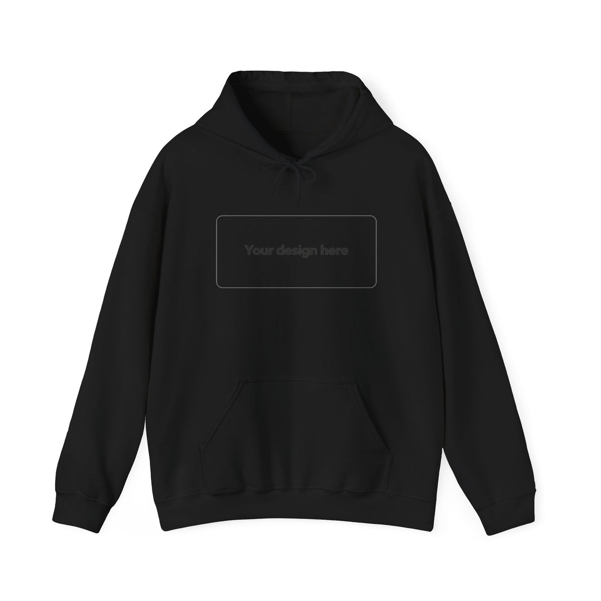 Hoodie | Customizable Blank-Front Pullover