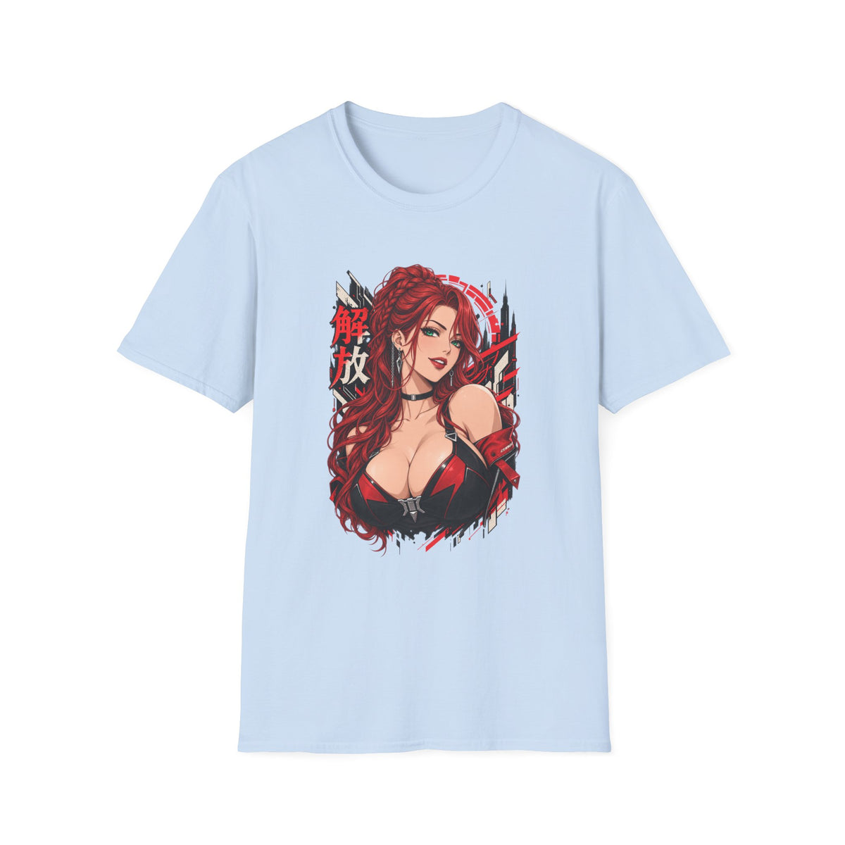 Red Widow | Sexy Anime Pin Up Girl | Waifu T-Shirt