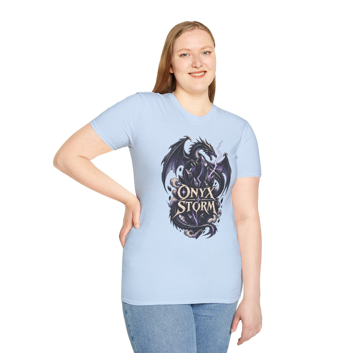 Onyx Storm | Fantasy Book Readers Dragon T-Shirt