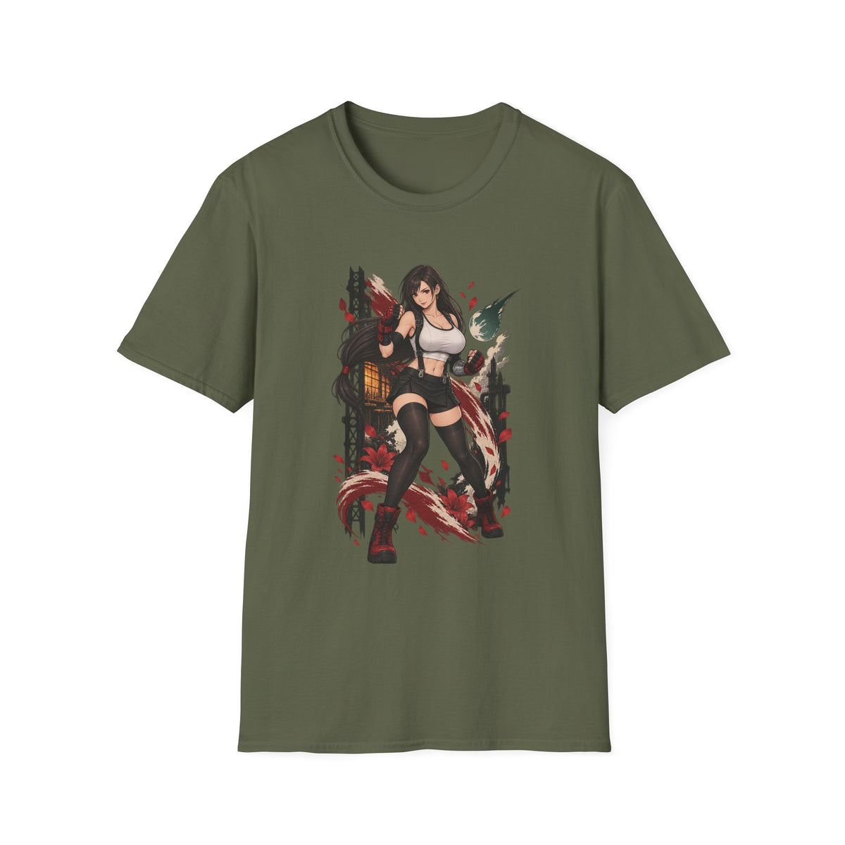 Tifa Lockhart | Final Fantasy Sexy Pin Up Videogame Graphic Shirt