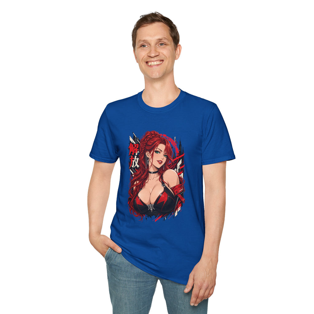 Red Widow | Sexy Anime Pin Up Girl | Waifu T-Shirt