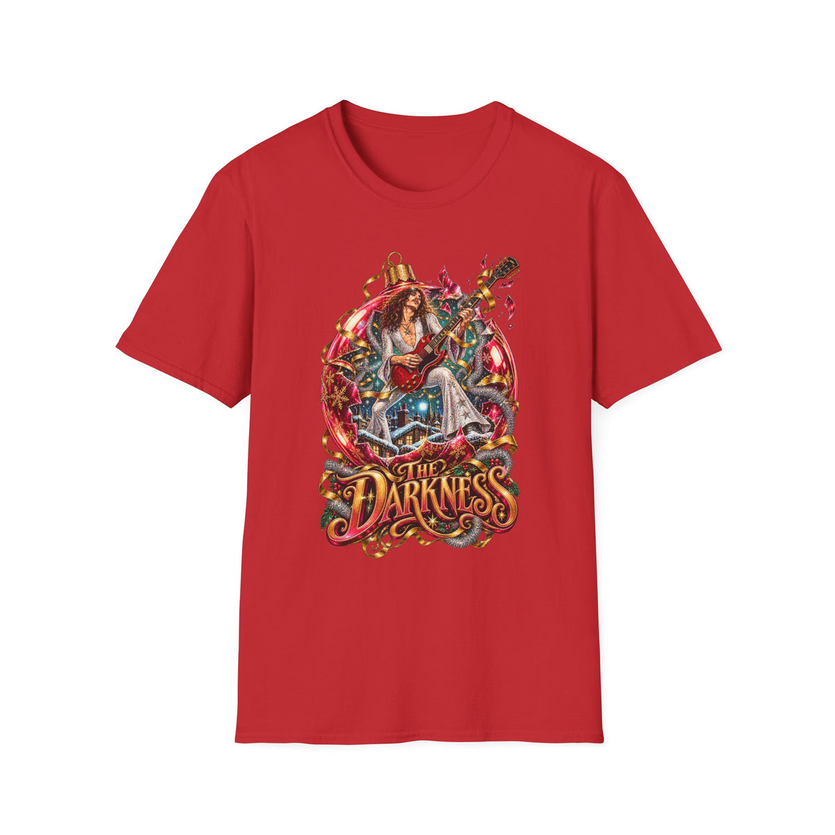 The Darkness | Christmas Glam Rock Band T-Shirt